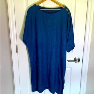 J Jill Purejill Indigo dress size large